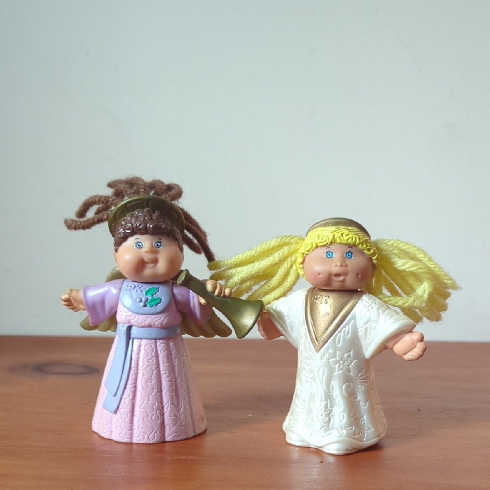 Vintage Cabbage Patch Plastic Figurines Angle's 1990's